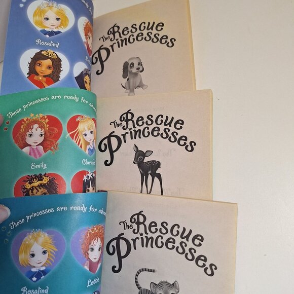 3 The Rescue Princesses Book Lot Shimmering Stone Secret Promise Locket #1 8 9 - Picture 4 of 6